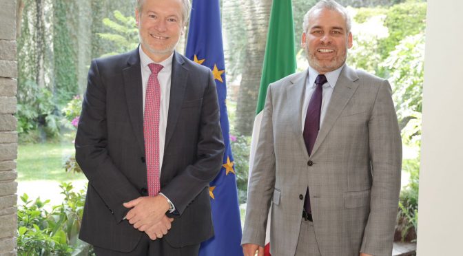 Bedolla acerca relaciones de Michoacán con la Unión Europea; energías limpias atraen la inversión extranjera