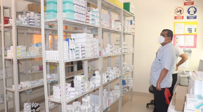 Óptimo, abasto de medicamentos en hospitales y centros de salud de la SSM
