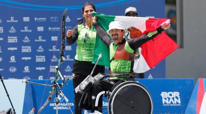 Michoacano Samuel Molina gana oro y bronce en Parapanamericanos Santiago 2023