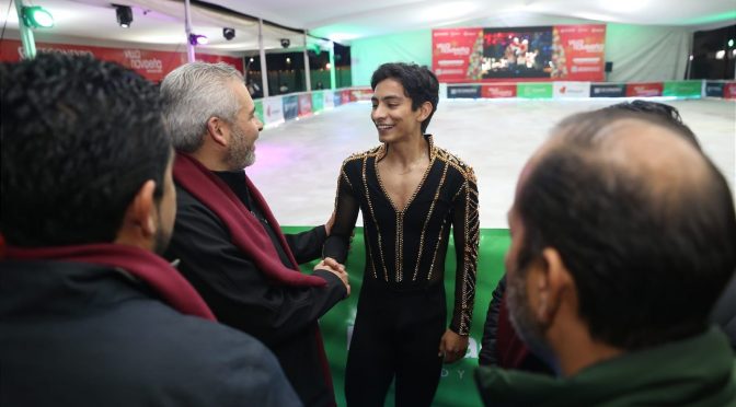 Inaugura Bedolla Villa Navideña 2023