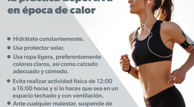 Sigue estos consejos para hacer deporte y evitar un golpe de calor