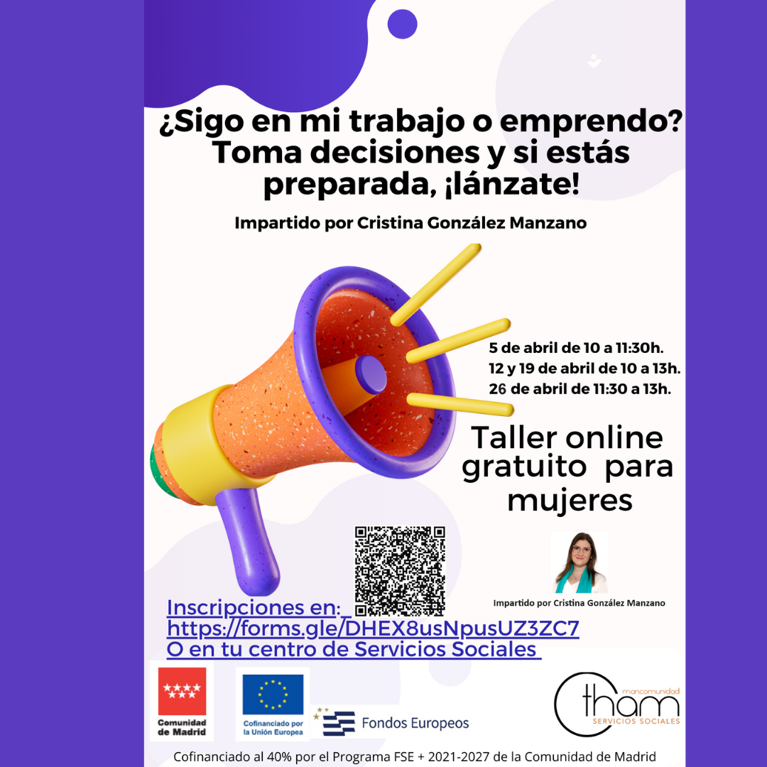 Taller online dirigido a futuras emprendedoras