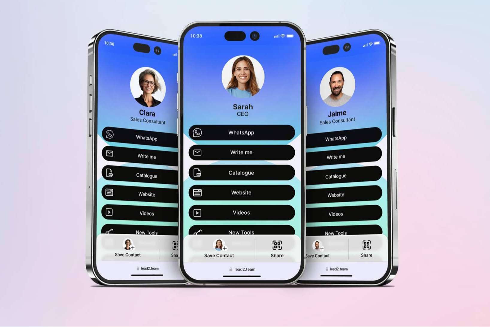 Lead2Team, la tarjeta digital de visita más innovadora y eficiente para equipos de ventas