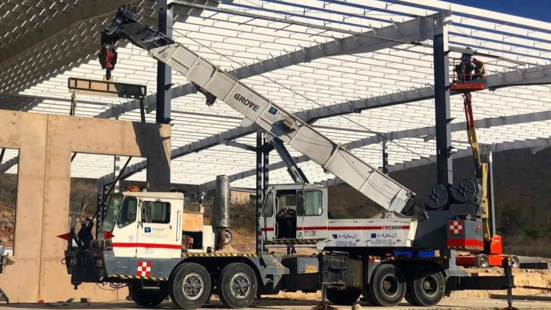 Grúas industriales en México; La Fuerza que empuja el país